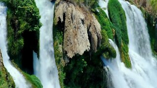 Amazingly Beautiful Cascading Waterfall