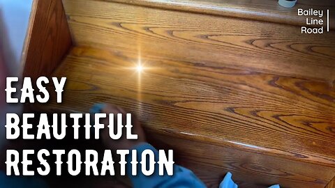 BEST Coloured Oil For Wooden Stairs (Like New Again!)