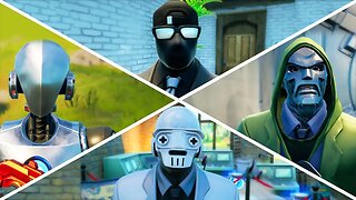 masked skins face reveal | Fortnite Battle Royale (ALL HENCHMAN)