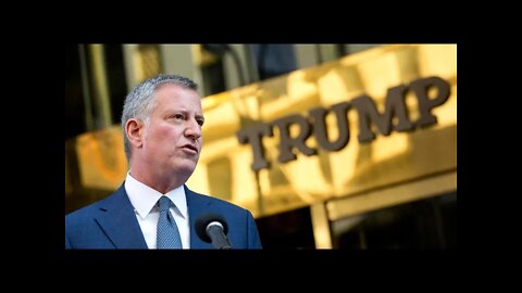 Bill DE Blasio blames Trump for MISINFORMATION???