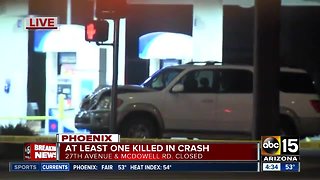 Pedestrian killed near 27th Avenue and McDowell