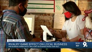 Business owner says rivalry game will hurt his business more than help