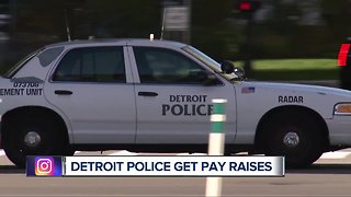 Detroit police get pay raises