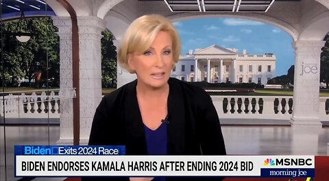 MSNBC's Mika Is Sad Biden Was Forced To Drop Out