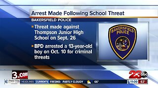Arrest Made Following School Threat