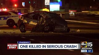 Taxi driver killed in south Phoenix crash