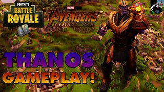 Fortnite Battle Royale - THANOS Gameplay (Avengers Infinity War Gamemode)