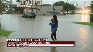 Flash Flooding causing issues in Kenosha