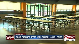 Some parents upset with school lunches