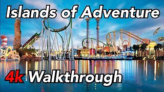 [4k] Islands of Adventure | Steadycam Walkthrough