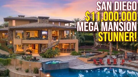 Exploring $11,000,000 Stunner Mega Mansion in San Diego