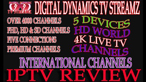 Best New IPTV SERVICE DDTV STREAMZ for all Android Devices
