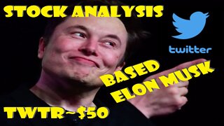 Stock Analysis | Twitter, Inc (TWTR) | BASED ELON MUSK