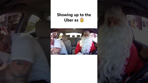 They called an Uber and got St. Nick #wholesome #prank