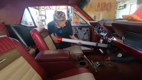 Chucking The Spear, 1 of 3 - Removing The Steering Column And Steering Gearbox From A 1966 Mustang