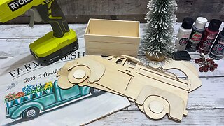 Adorable Christmas Truck Decor || Using Dollar Tree Calendar & Trucks [ 1 Easy DIY]