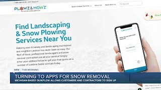 Michigan entrepreneurs create snow removal app, will get rid of snow on same day