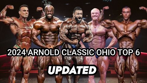 ARNOLD CLASSIC OHIO 2024 TOP 6 - 6 WEEKS OUT