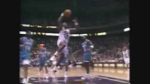 Karl Malone 31 Points 3 Ast Vs. Hornets, 1991-92.