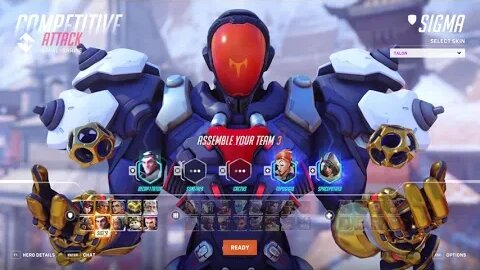 Overwatch 2 - Sigma - 17-4 (Competitive - Role Queue) PC