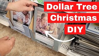 $1 Christmas hack (with a picture frame!)