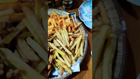 2nd roza ramadan 2023 aftari | popshot | French fries | pakora | fruits @CookingWithHira #ytshort