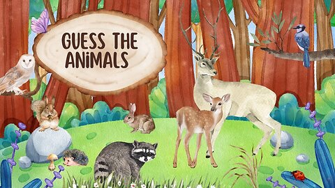 Guess The animal colourful illustration - "How Well Do You Know Your Animals?"