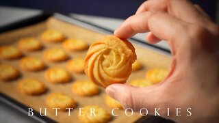 〈超鬆化〉牛油曲奇 珍妮曲奇 ┃Classic Butter Cookies