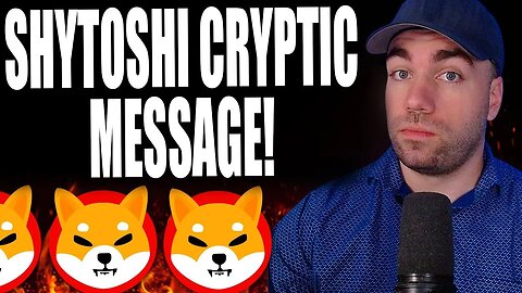 Shiba Inu Coin Holders, Shytoshi Drops Cryptic Message! What Is It!?