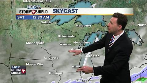 Michael Fish's NBC26 Storm Shield weather forecast