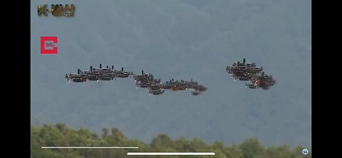 Swarm Of 80 South Korean Swarm Drones Demonstrated