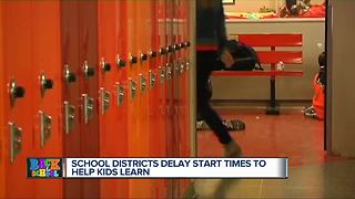 School districts delay start times to help kids learn
