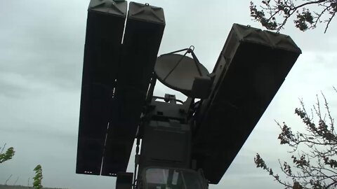 Russian Strela-10 anti-aircraft missile system takes down a Ukrainian drone