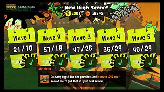 Splatoon 3 - Eggstra Work #2 (6/30/23, Gone Fission Hydroplant) - High Score 201 Eggs (Freelance)