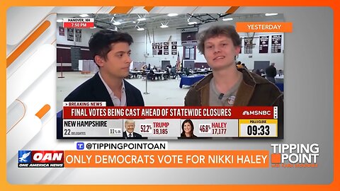 Democrats Vote for Nikki Haley in New Hampshire | TIPPING POINT 🟧