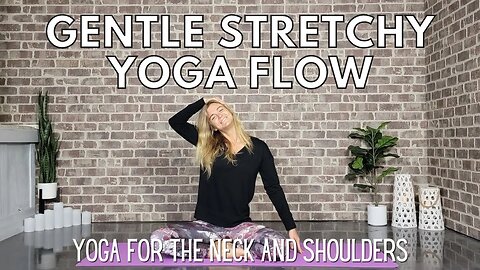 Neck and Shoulder Stretch Gentle Yoga Flow || Gentle Yoga to Stretch || Yoga with Stephanie