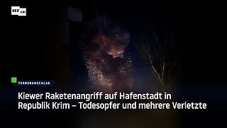 Kiewer Raketenangriff auf Hafenstadt in Republik Krim – Todesopfer und mehrere Verletzte