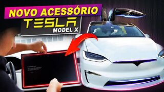 Instalando protetores de tela no meu Tesla Model X!