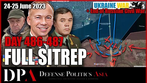 MASSIVE UKRAINIAN OFFENSIVES while Wagner coup happened [ Ukraine SITREP ] Day 486-487 (24-25/6)