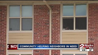 Community helping neighbors in need