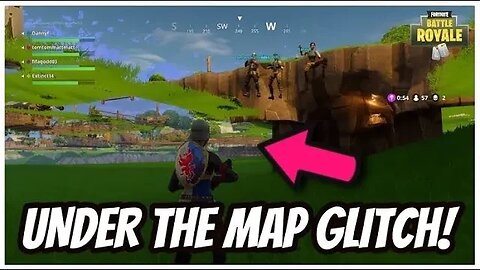 I Glitched under the Fortnite Chapter 1 map in 2023! (FULL VIDEO)