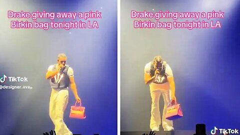 Drake gifts Birkin bag to fan