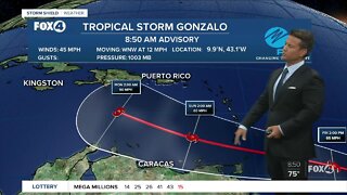 Tropical Storm Gonzalo special advisory