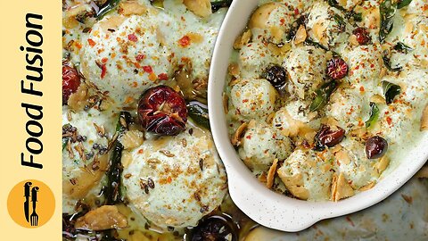 Podina Dahee Bary Iftar recipe by Food Fussion.