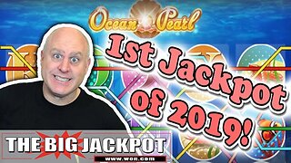 1st Jackpot of 2019! 🌊Ocean Pearl BONUS WIN 🌊