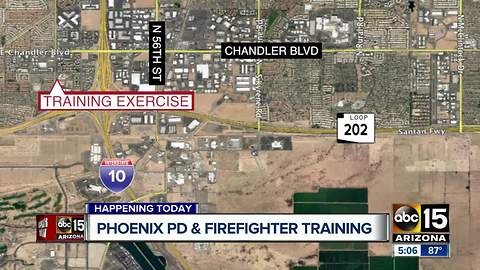 Phoenix Police and Firefighter training Saturday!