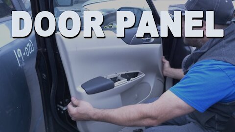 How to remove a car door panel - 2011 Subaru Impreza
