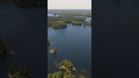 Drone Flight Over Jack Lake Ontario