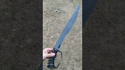 Greek Kopis inspired sword with Blesbock horn handle