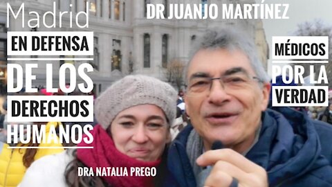 Dr Juanjo Martínez y Dra Prego en Defensa de los derechos Humanos y Libertades Fundamentales